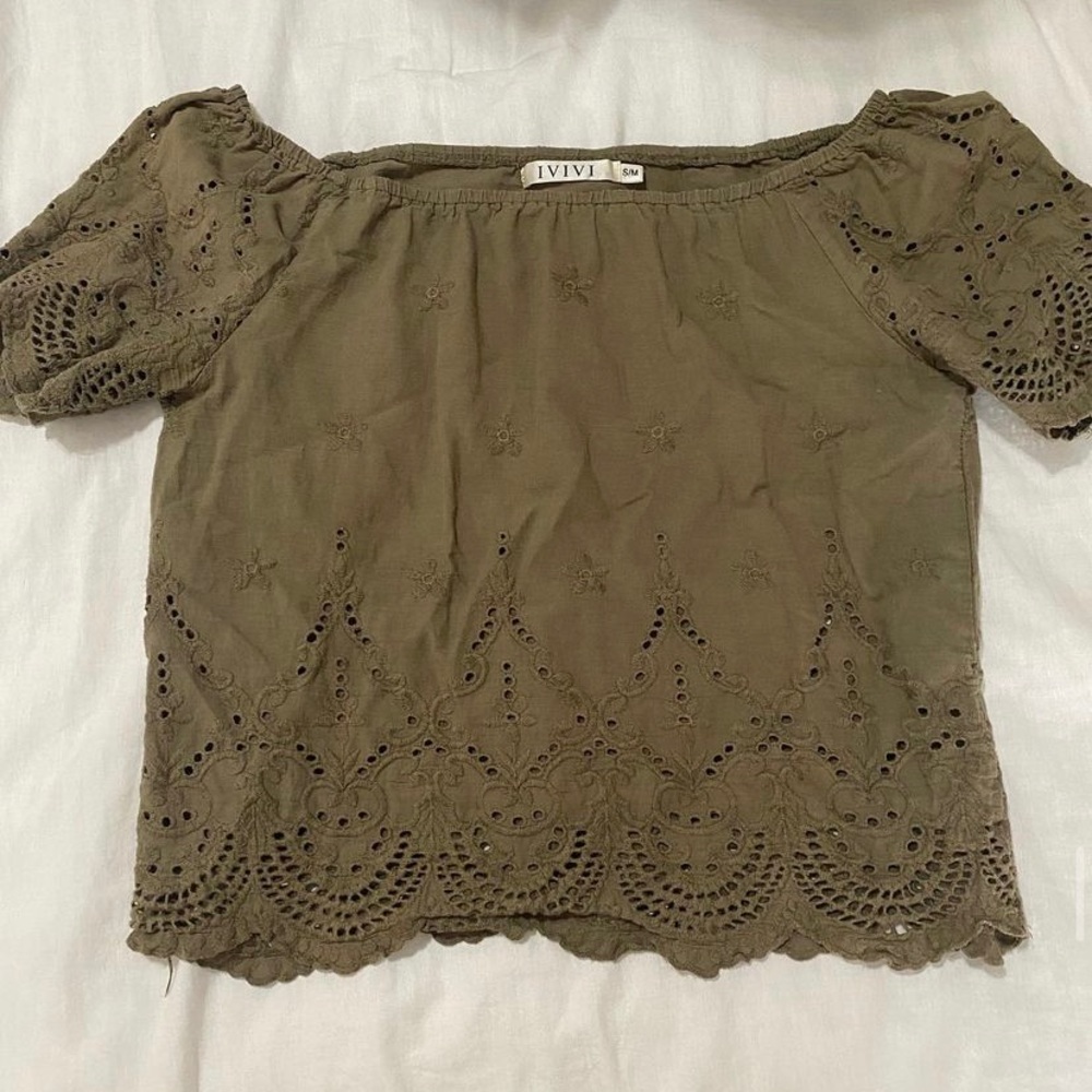 ivivi crop top blouse